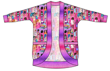 Load image into Gallery viewer, Girls Can Do Anything Kids Cocoon Cardigan