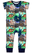 Load image into Gallery viewer, May All Your Bacon Burn Bennett Pants and Shorts Length T-Shirt Romper