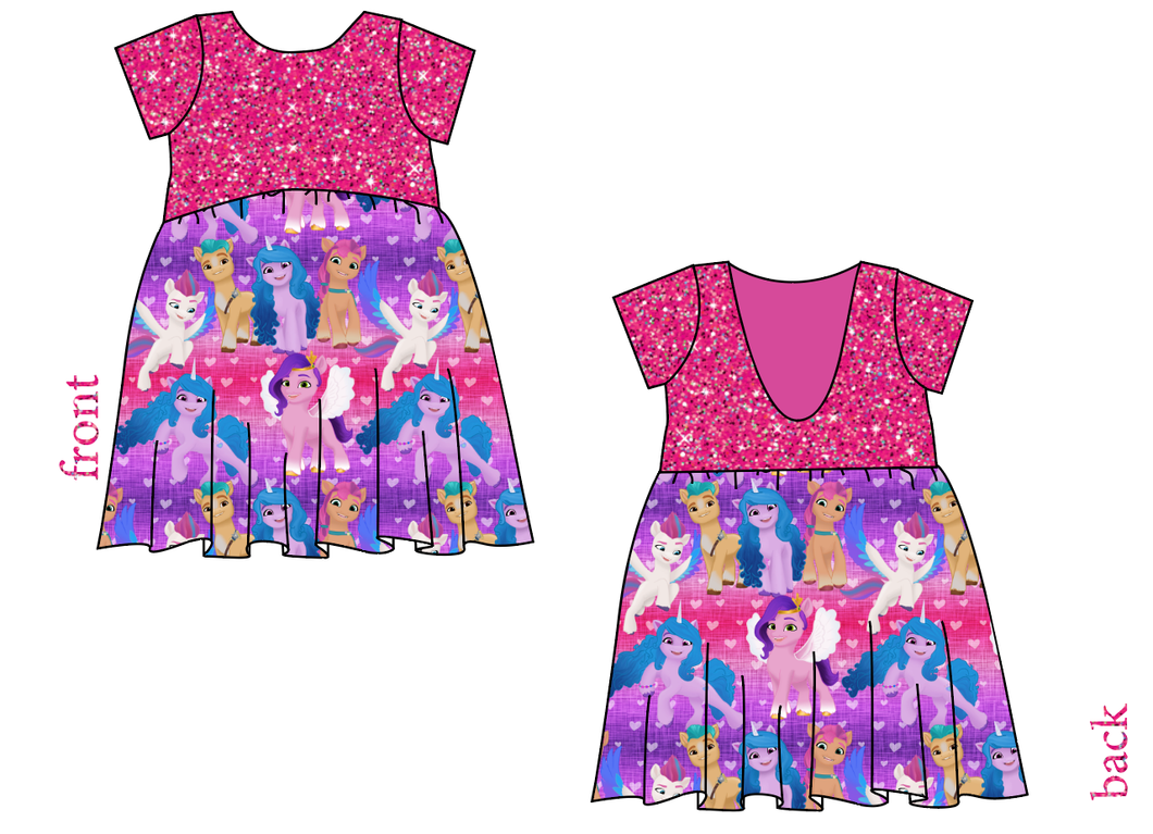 Pony Magic Low Back Dress