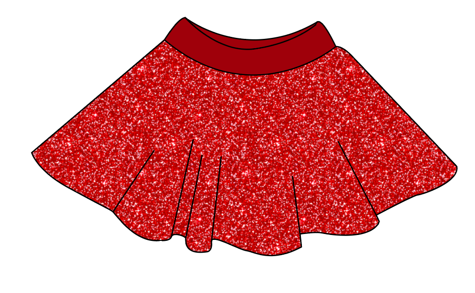 Glitters Circle Skirt