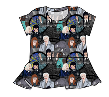Load image into Gallery viewer, Nevermore Academy Peplum Top