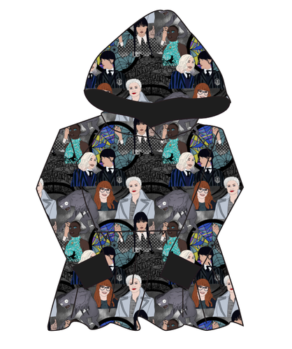 Nevermore Academy Peplum Hoodie (or Crewneck)