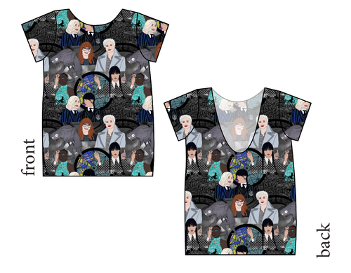 Nevermore Academy Low Back Ballerina Tee