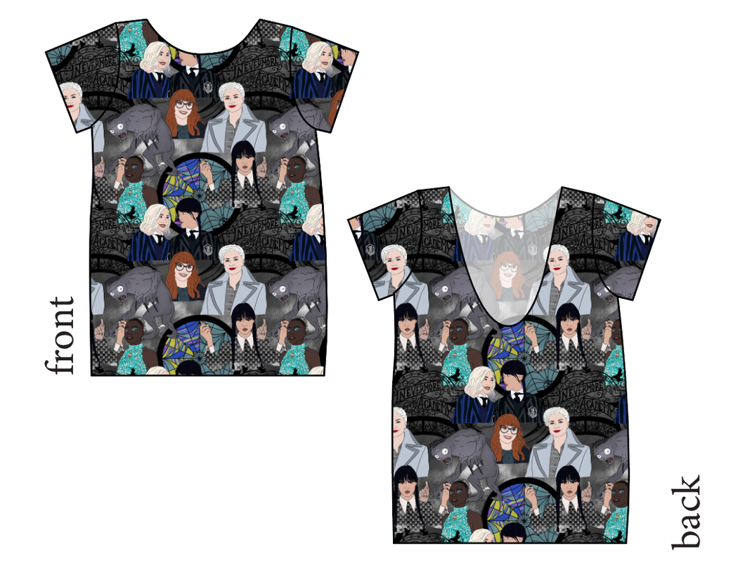 Nevermore Academy Low Back Ballerina Tee