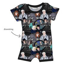 Load image into Gallery viewer, Nevermore Academy Grow With Me Pants And Shorts Romper