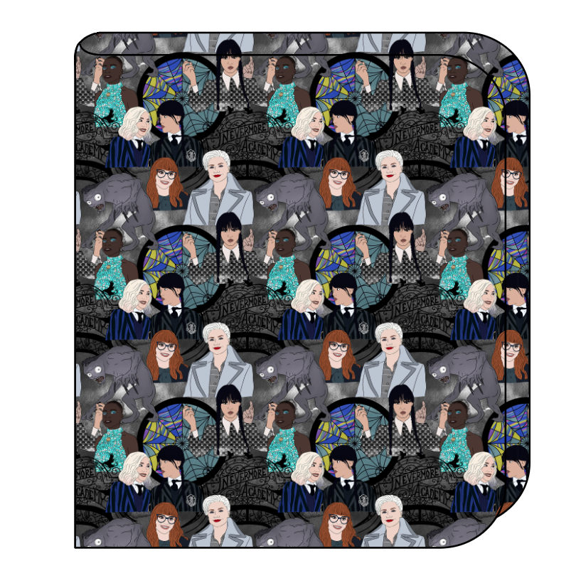 Nevermore Academy Swaddle Blanket