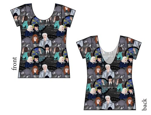 Nevermore Academy Ladies' Low Back Ballerina Tee