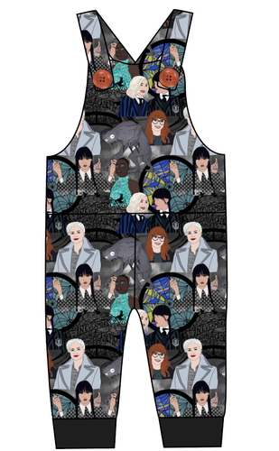Nevermore Academy Overalls and Shortalls
