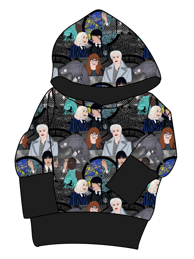 Nevermore Academy Grow With Me Hoodie (or Crewneck)