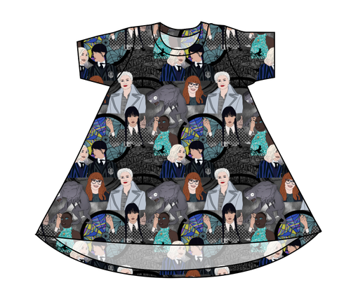 Nevermore Academy Basic T-Shirt Dress