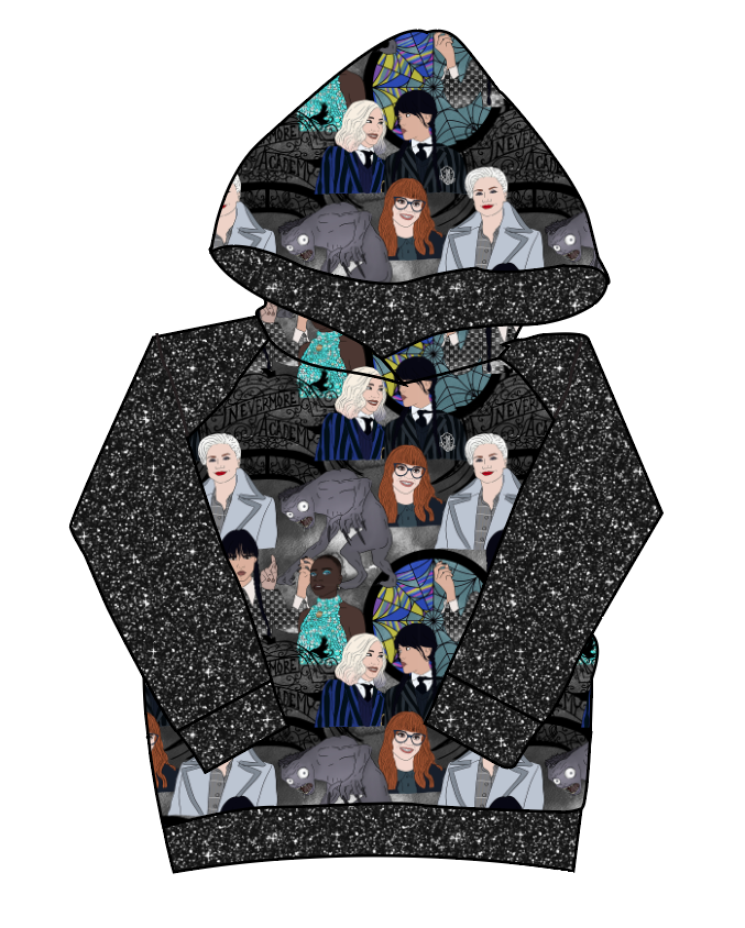 Nevermore Academy Classic Hoodie (or Crewneck)