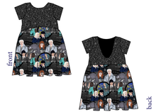 Load image into Gallery viewer, Nevermore Academy Low Back Dress