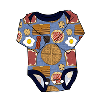 Load image into Gallery viewer, Breakfast Buddies Lap Neck Bodysuit