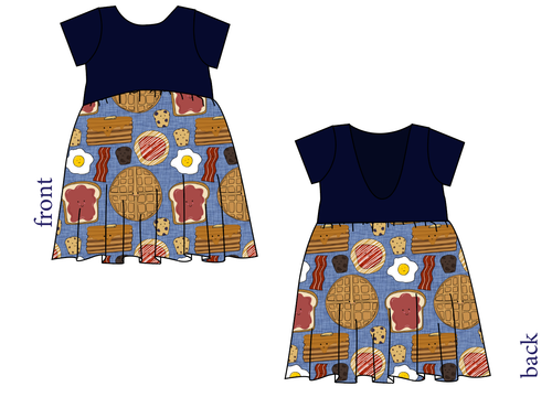 Breakfast Buddies Low Back Dress