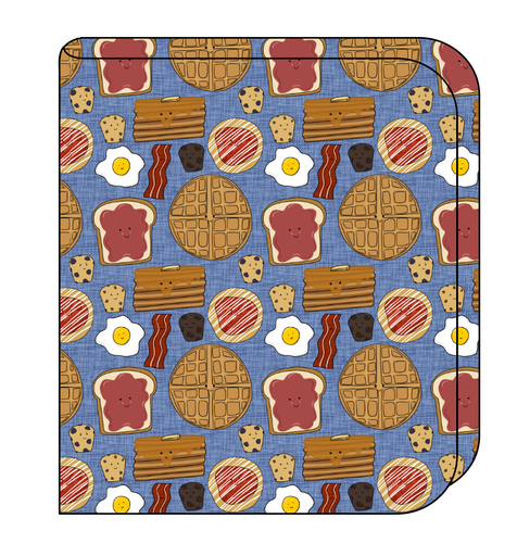 Breakfast Buddies Swaddle Blanket