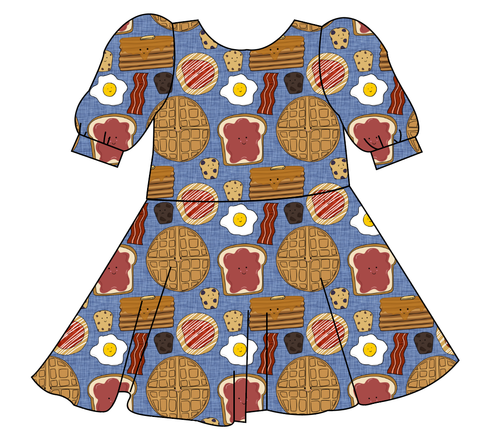 Breakfast Buddies Prairie Dress
