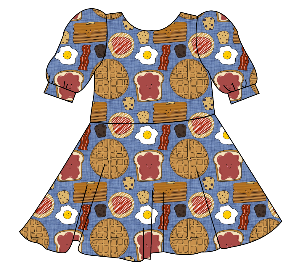 Breakfast Buddies Prairie Dress