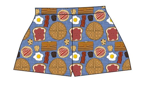 Breakfast Buddies Ladies' Lounge Shorts