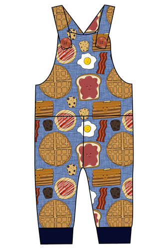 Breakfast Buddies Overalls and Shortalls