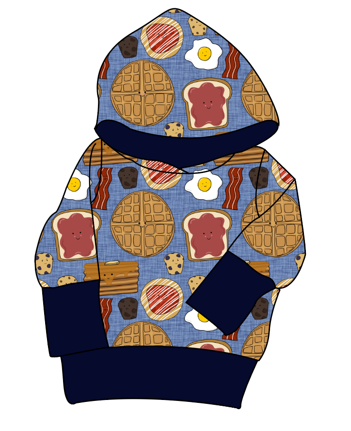 Breakfast Buddies Grow With Me Hoodie (or Crewneck)