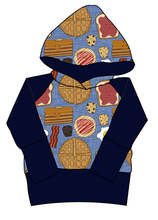 Load image into Gallery viewer, Breakfast Buddies Grow With Me Hoodie (or Crewneck)