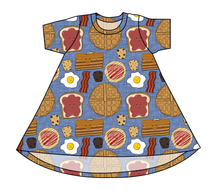 Load image into Gallery viewer, Breakfast Buddies Basic T-Shirt Dress
