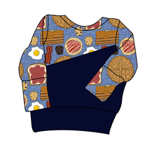 Load image into Gallery viewer, Breakfast Buddies Grow With Me Hoodie (or Crewneck)