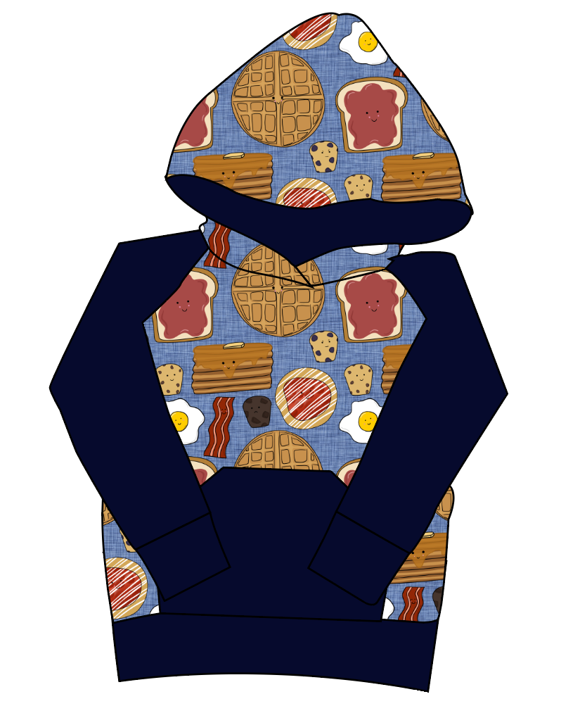 Breakfast Buddies Mens' Hoodie