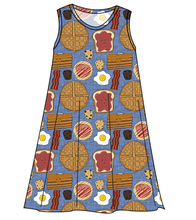 Load image into Gallery viewer, Breakfast Buddies Ladies&#39; Swing Dress