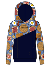 Load image into Gallery viewer, Breakfast Buddies Ladies Hoodie