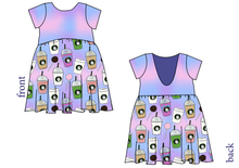 Load image into Gallery viewer, Famous Frappes Low Back Dress