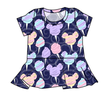 Load image into Gallery viewer, Candy Floss Peplum Top