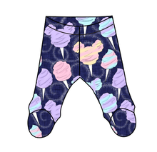 Load image into Gallery viewer, Candy Floss Newborn Footed Pants