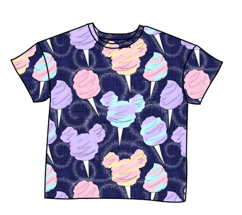Candy Floss Oversized Tee