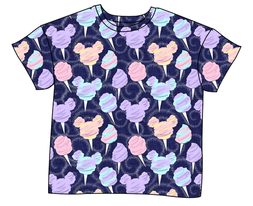 Candy Floss Ladies' Oversized Tee