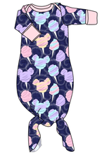 Load image into Gallery viewer, Candy Floss Newborn Knotted Gown