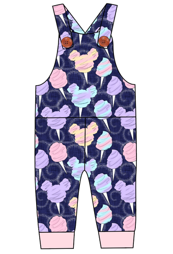 Candy Floss Overalls and Shortalls