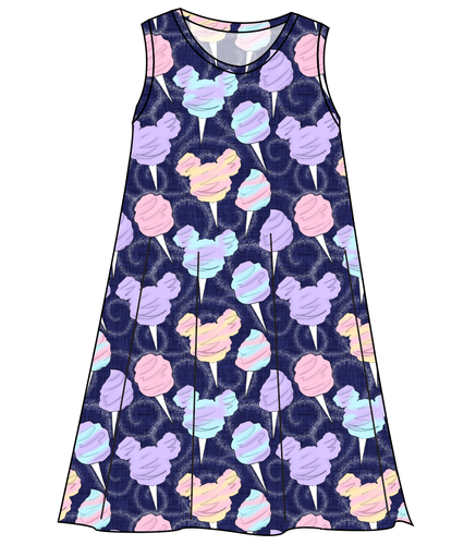 Candy Floss Ladies' Swing Dress