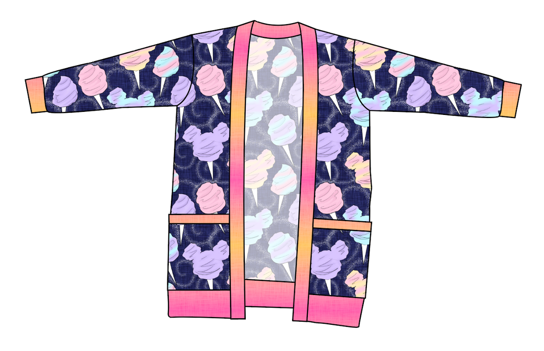 Candy Floss Ladies' Grandpa Cardigan