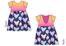 Load image into Gallery viewer, Candy Floss Low Back Dress