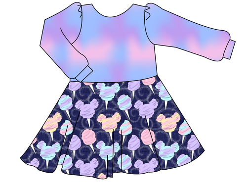 Candy Floss Prairie Dress