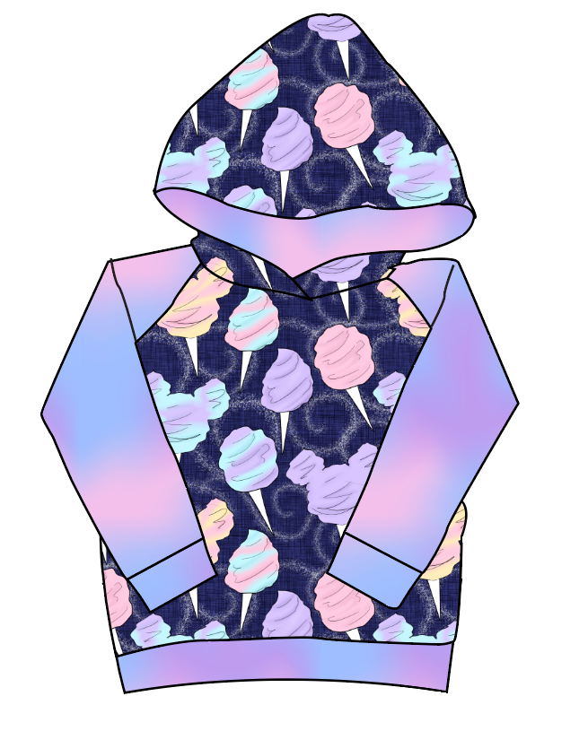 Candy Floss Classic Hoodie (or Crewneck)