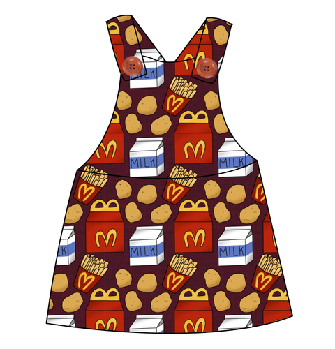 Happy Snacks Skirt-Alls