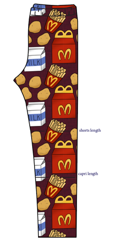 Happy Snacks Basic Leggings