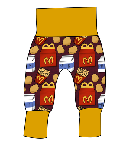 Happy Snacks Grow With Me Pants And Shorts