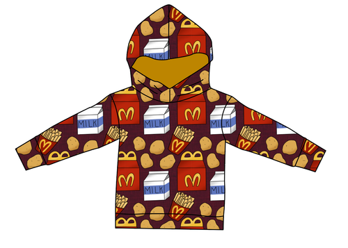 Happy Snacks Oversized Hoodie