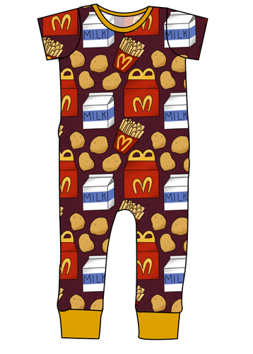 Happy Snacks Emmett Pants And Shorts T-Shirt Romper