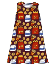 Load image into Gallery viewer, Happy Snacks Ladies&#39; Swing Dress