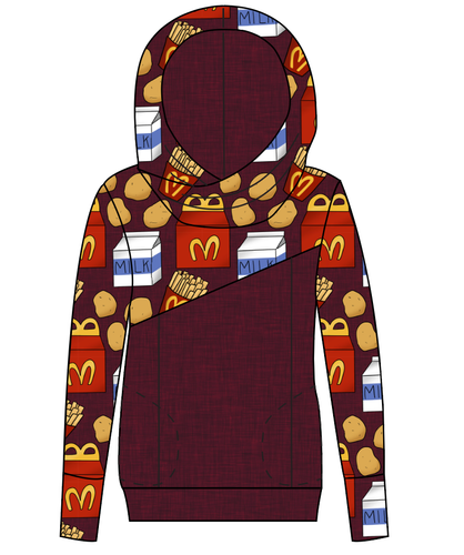 Happy Snacks Ladies Hoodie