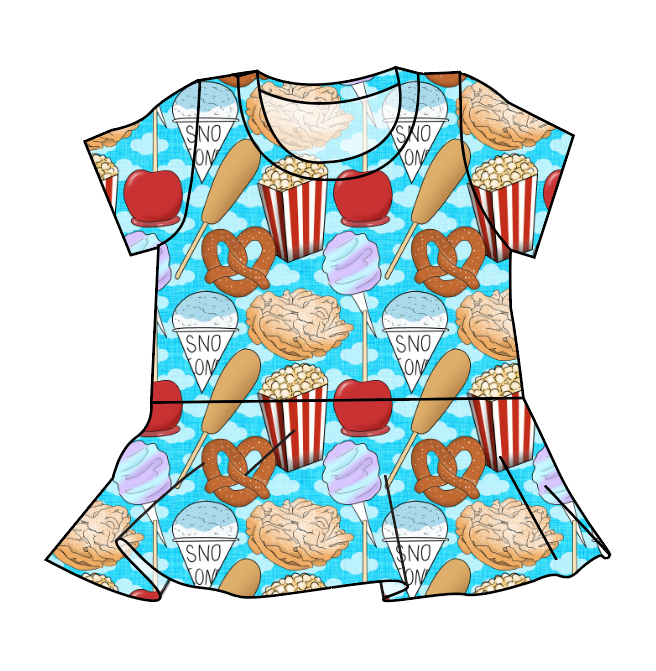 Fair Foods Peplum Top